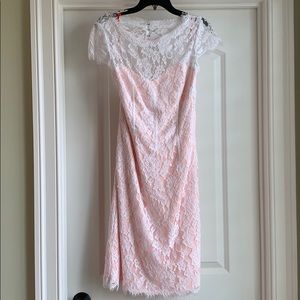 Stunning Monique Lhuillier lace dress - size 10